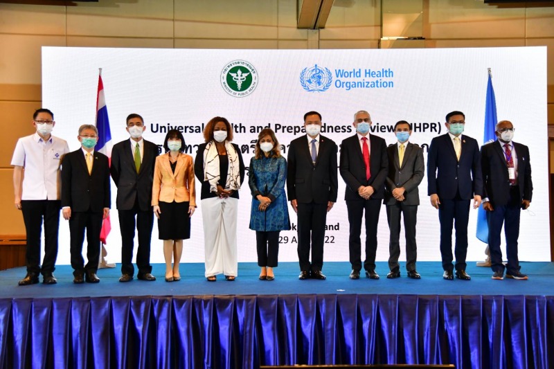WHO เชื่อมั่นให้ไทยเป็นลำดับที่ 3 ของประเทศสมาชิกทบทวนความพร้อมกรณีภาวะฉุกเฉินทางสาธารณสุขและสุขภาพถ้วนหน้า เพื่อพัฒนาเครื่องมือรองรับวิกฤติด้านสาธารณสุขทั่วโลก