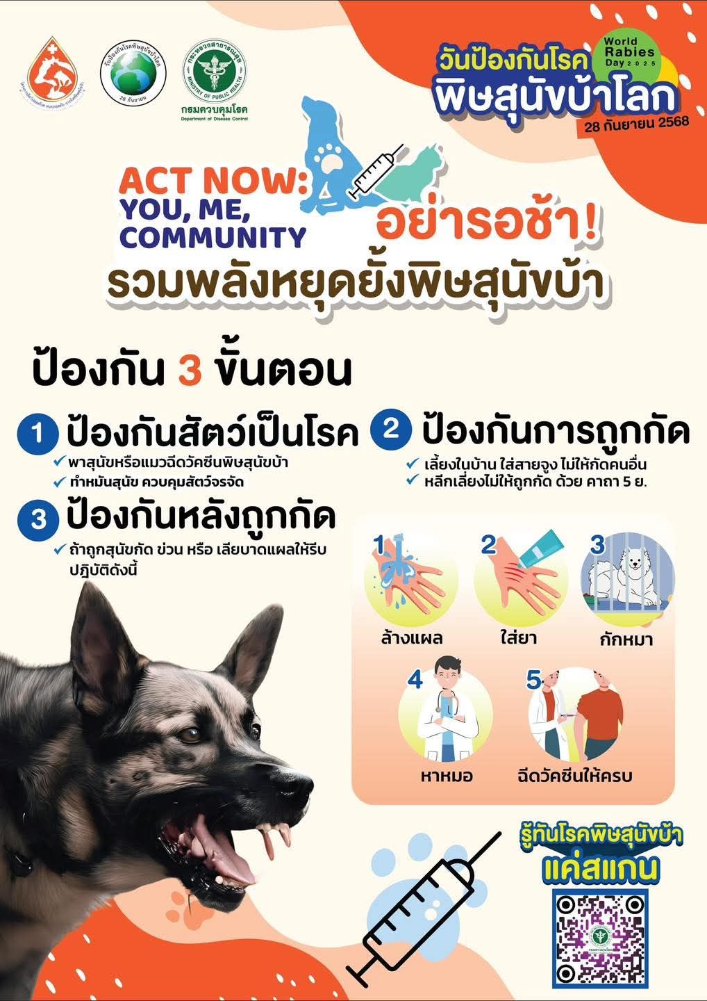 วันป้องกันโรคพิษสุนัขบ้าโลก 