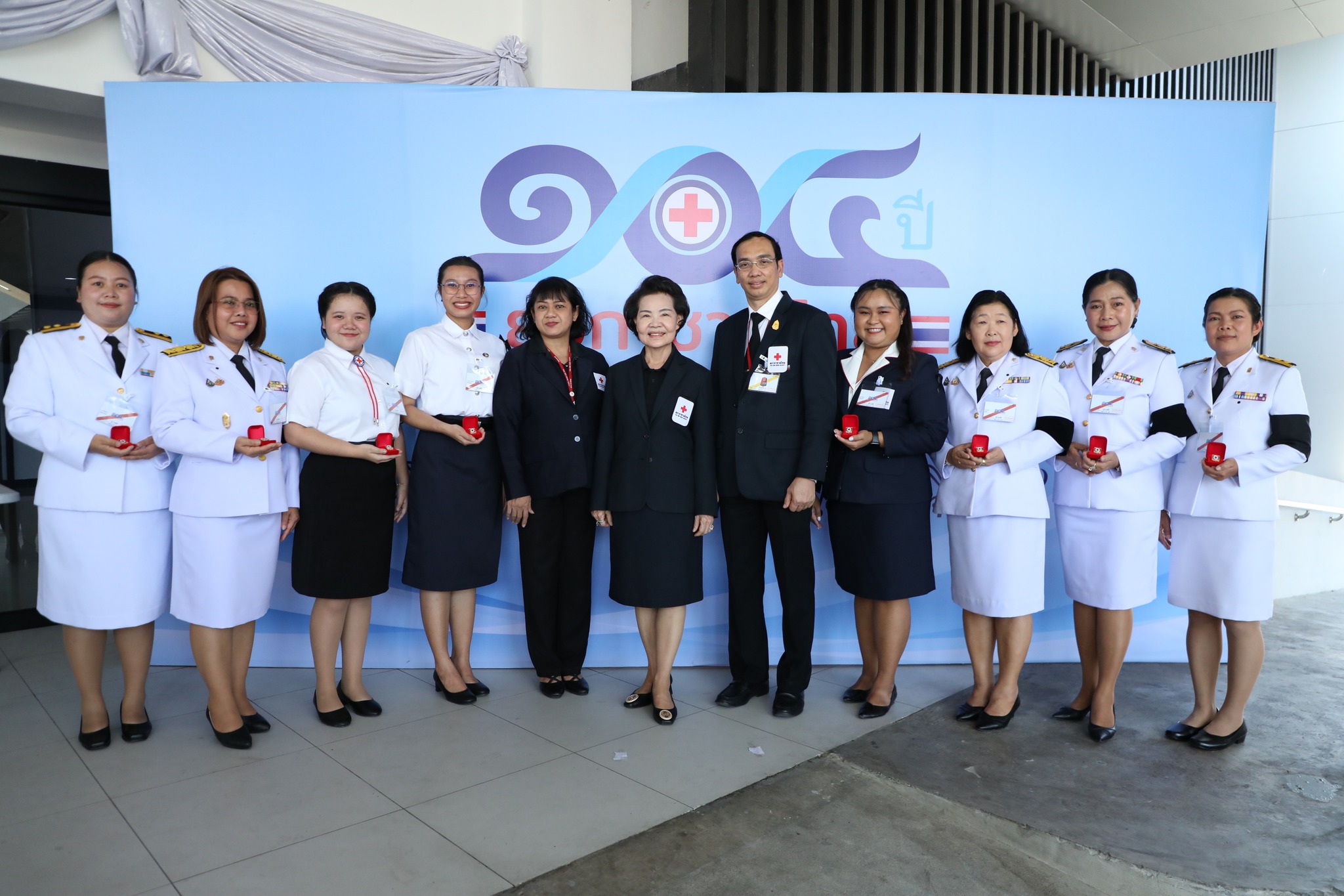 พิธีปฏิญาณตนและสวนสนามยุวกาชาด เนื่องในวันคล้ายวันสถาปนายุวกาชาดไทย ครบรอบ 104 ปี