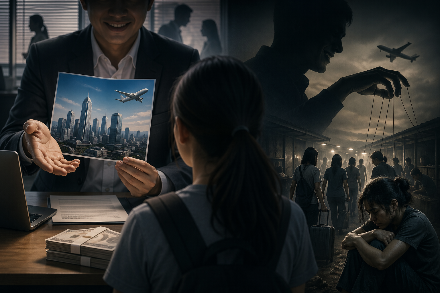 ระวัง! มิจฉาชีพแอบอ้างบริษัทดัง หลอกไปทำงานต่างประเทศ: เช็กให้ชัวร์ก่อนเสียเงินแสน