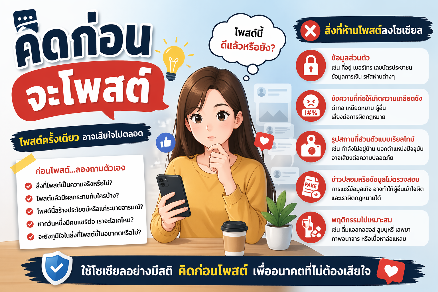 โซเชียลมีเดีย: พื้นที่แบ่งปัน หรือ ดาบสองคมที่ย้อนกลับมาทิ่มแทง