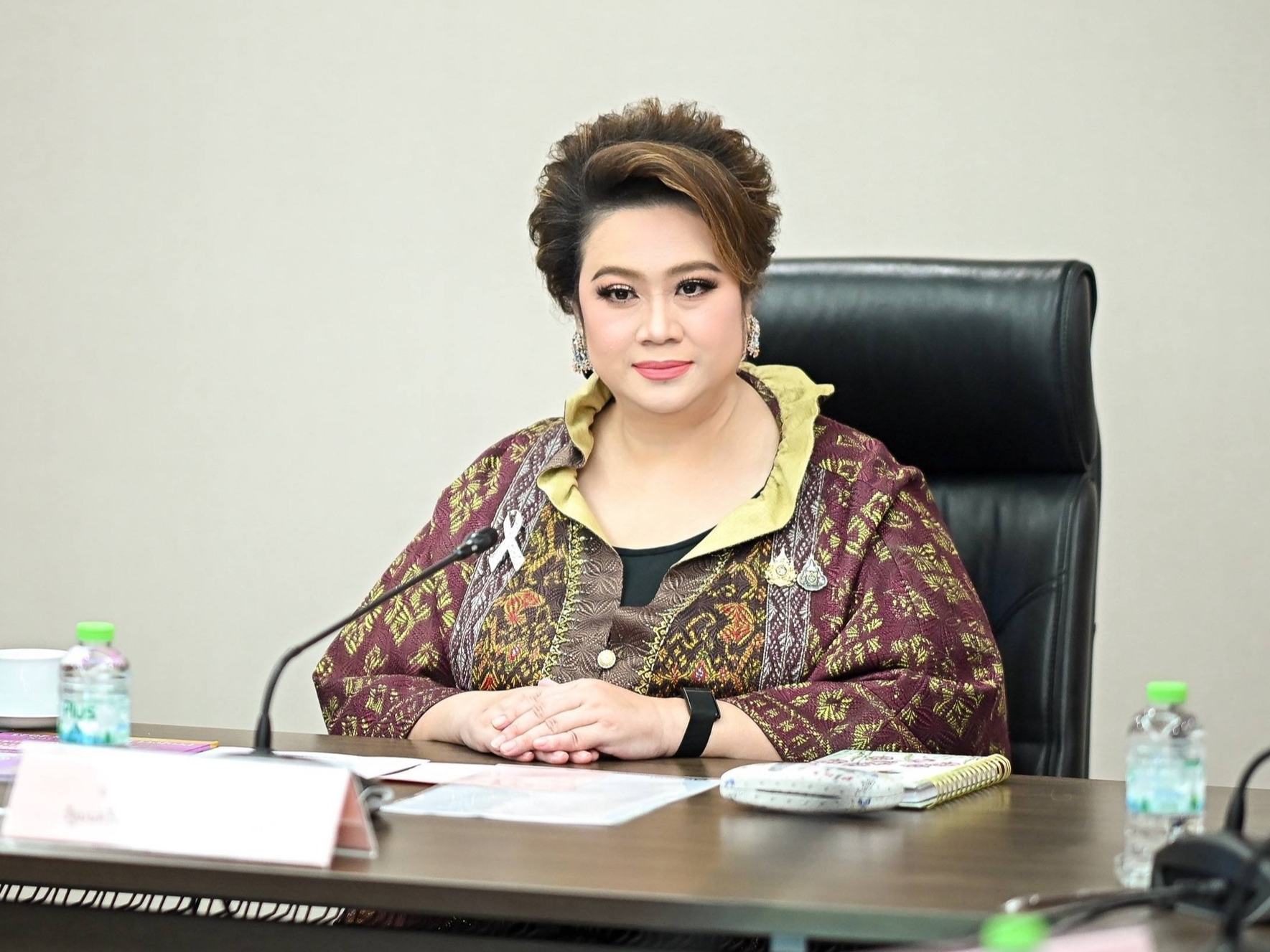 &ldquo;ศุภมาส&rdquo; ร่วมสืบสานพระราชปณิธาน &ldquo;พระพันปีหลวง-พระราชินี&rdquo; ด้านหัตถศิลป์ เตรียมเดินหน้าประชาสัมพันธ์ &ldquo;มหกรรมผ้าไหม ไหมไทยสู่เส้นทางโลก ครั้งที่ 15&rdquo;