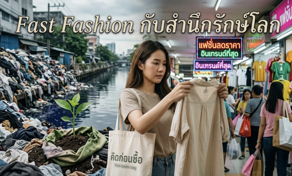 Fast Fashion กับสำนึกรักษ์โลก ความสวยงามที่ต้องแลกด้วยราคาที่มองไม่เห็น