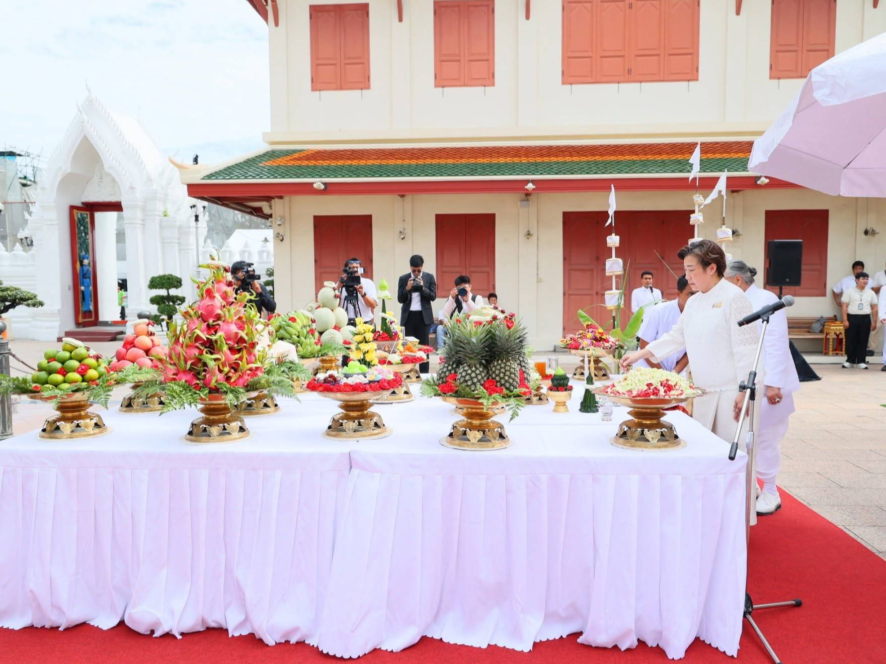 พิธีบวงสรวงการจัดงาน &ldquo;๑๓ รอบนักษัตรวัดราชบพิธ พระบรมราชูทิศแห่งพระราชศรัทธา&ldquo;