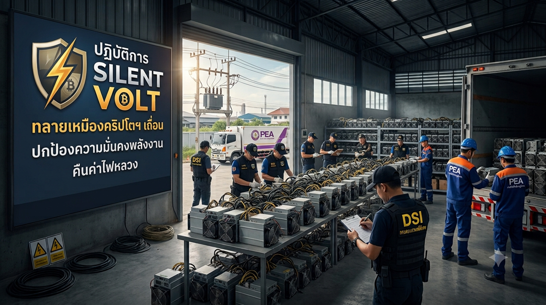 ปฏิบัติการ SILENT VOLT : ยุทธการทลายเหมืองคริปโตฯ เถื่อน กับความมั่นคงของชาติ