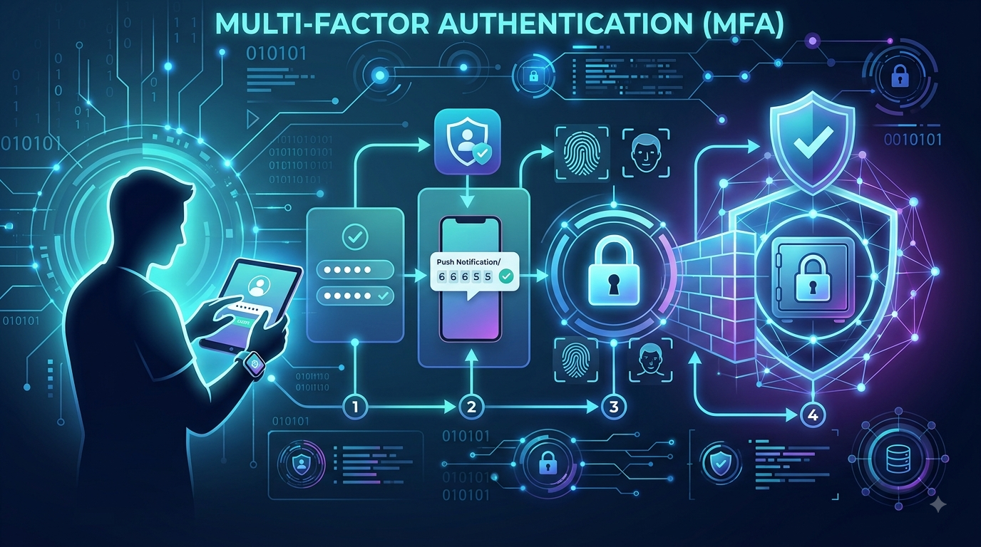 การรักษาความมั่นคงปลอดภัยไซเบอร์ด้วย Multi-Factor Authentication (MFA): ป้อมปราการด่านสำคัญในยุคดิจิทัล