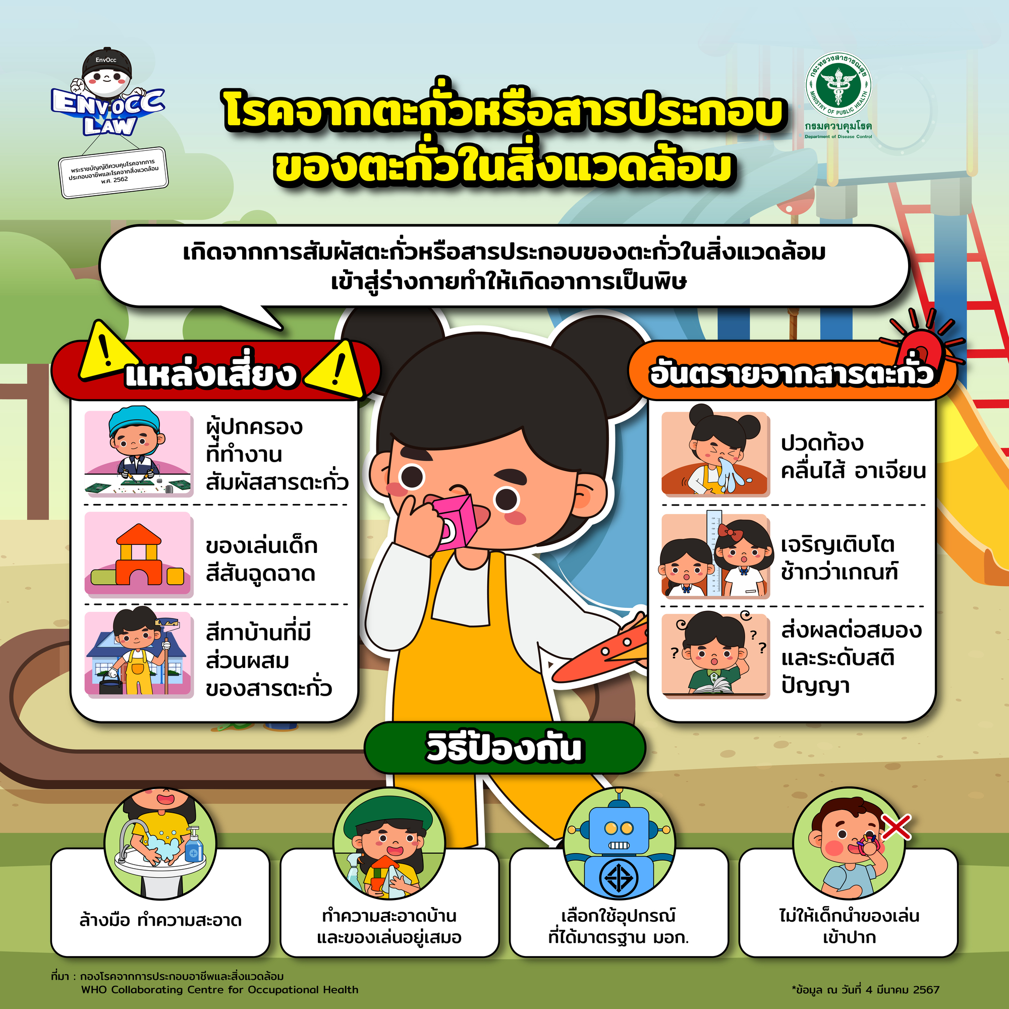 "สารตะกั่ว" อันตรายเงียบใกล้ตัวเด็กๆ ที่ผู้ปกครองไม่ควรมองข้าม!