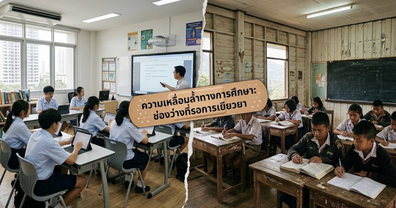 ความเหลื่อมล้ำทางการศึกษา ช่องว่างที่รอการเยียวยา