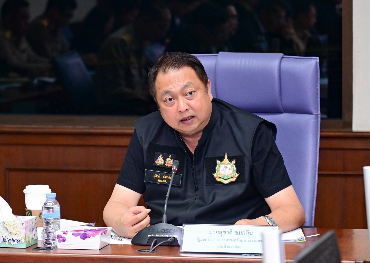 "สุชาติ" สั่ง "กรมทะเล" ลงพื้นที่ตรวจสอบน้ำเสียชายหาดชะอำใต้ ผลตรวจเบื้องต้นปกติ ไม่พบสัตว์น้ำได้รับผลกระทบ เร่งติดตามคุณภาพน้ำต่อเนื่อง