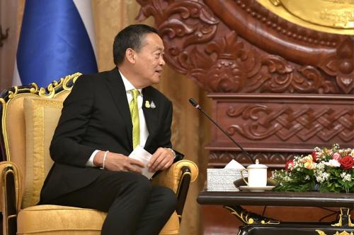 นายกรัฐมนตรี เข้าเยี่ยมคารวะ นายทองลุน สีสุลิด ประธานประเทศสาธารณรัฐประชาธิปไตยประชาชนลาว ณ ทำเนียบประธานประเทศสาธารณรัฐประชาธิปไตยประชาชนลาว 30 ตุลาคม 2566