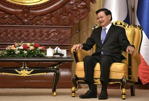 นายกรัฐมนตรี เข้าเยี่ยมคารวะ นายทองลุน สีสุลิด ประธานประเทศสาธารณรัฐประชาธิปไตยประชาชนลาว ณ ทำเนียบประธานประเทศสาธารณรัฐประชาธิปไตยประชาชนลาว 30 ตุลาคม 2566