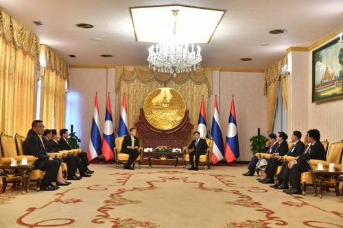 นายกรัฐมนตรี เข้าเยี่ยมคารวะ นายทองลุน สีสุลิด ประธานประเทศสาธารณรัฐประชาธิปไตยประชาชนลาว ณ ทำเนียบประธานประเทศสาธารณรัฐประชาธิปไตยประชาชนลาว 30 ตุลาคม 2566