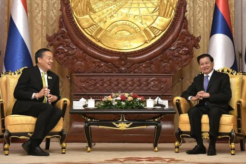 นายกรัฐมนตรี เข้าเยี่ยมคารวะ นายทองลุน สีสุลิด ประธานประเทศสาธารณรัฐประชาธิปไตยประชาชนลาว ณ ทำเนียบประธานประเทศสาธารณรัฐประชาธิปไตยประชาชนลาว 30 ตุลาคม 2566