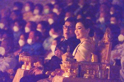 รวมภาพการแสดงโขนมูลนิธิส่งเสริมศิลปาชีพฯ ตอน กุมภกรรณทดน้ำ ในหลวง พระราชินี เสด็จพระราชดำเนิน  รอบปฐมฤกษ์ วันที่ 3 พฤศจิกายน 2566