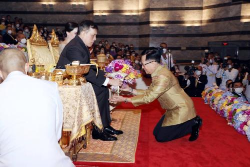 รวมภาพการแสดงโขนมูลนิธิส่งเสริมศิลปาชีพฯ ตอน กุมภกรรณทดน้ำ ในหลวง พระราชินี เสด็จพระราชดำเนิน  รอบปฐมฤกษ์ วันที่ 3 พฤศจิกายน 2566