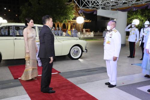 รวมภาพการแสดงโขนมูลนิธิส่งเสริมศิลปาชีพฯ ตอน กุมภกรรณทดน้ำ ในหลวง พระราชินี เสด็จพระราชดำเนิน  รอบปฐมฤกษ์ วันที่ 3 พฤศจิกายน 2566