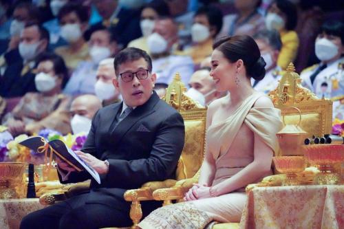 รวมภาพการแสดงโขนมูลนิธิส่งเสริมศิลปาชีพฯ ตอน กุมภกรรณทดน้ำ ในหลวง พระราชินี เสด็จพระราชดำเนิน  รอบปฐมฤกษ์ วันที่ 3 พฤศจิกายน 2566