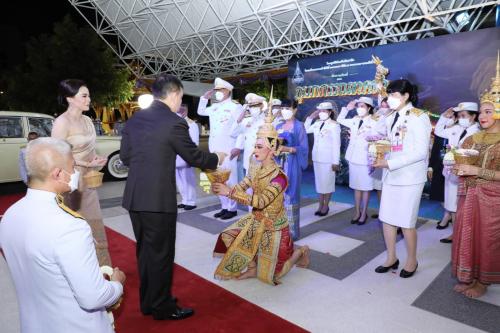 รวมภาพการแสดงโขนมูลนิธิส่งเสริมศิลปาชีพฯ ตอน กุมภกรรณทดน้ำ ในหลวง พระราชินี เสด็จพระราชดำเนิน  รอบปฐมฤกษ์ วันที่ 3 พฤศจิกายน 2566