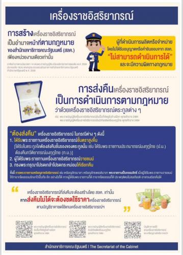 หน้าที่ความรับผิดชอบต่อเครื่องราชอิสริยาภรณ์